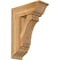 Ekena Millwork Imperial Traditional Rough Sawn Bracket w/ Offset Brace, Western Red Cedar, 8"W x 20"D x 28"H BKT0806X20X28IMP01RWR - alternate 1